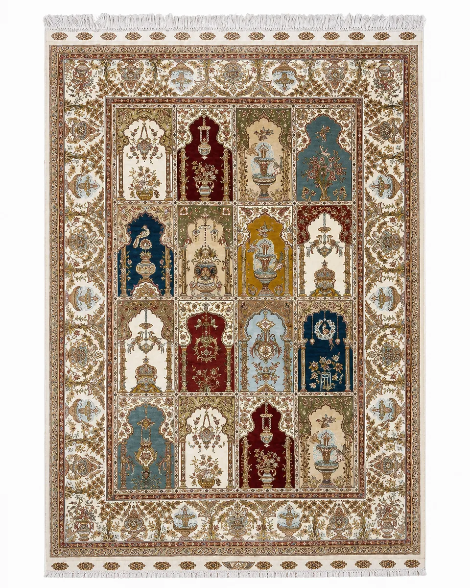 Turkish Silk No. V, Pure Silk, Turkish Carpet Tradition